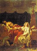 Jacques-Louis David Andromache Mourning Hector painting